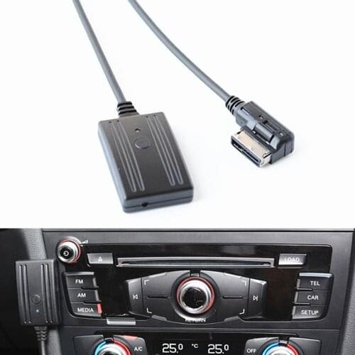 Car Bluetooth Microphone Phone Call Handsfree Kit Music AUX-IN Audio Adapter For AUDI AMI Q5 A5 A7 R7 S5 Q7 A6L A8L A4L