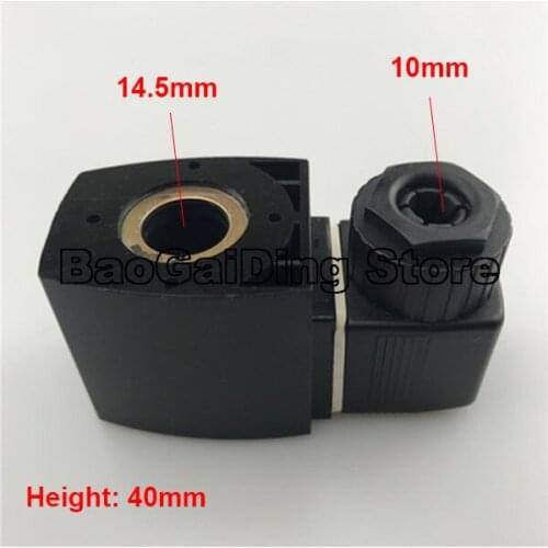 BD-A Solenoid Valve Coil Upper Hole 10mm, Lower Hole 14.5mm, Height 40mm DC24V AC220V