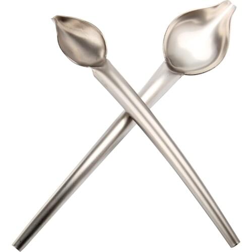 Free Shipping Stainless Steel Pastry Candy Candy Pencil Decorating Spoons Set(HB1062&HB1063)