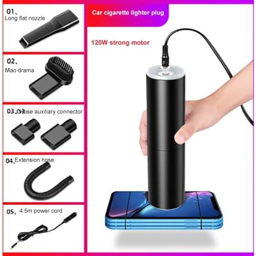 4000Pa Wireless Car Vacuum Cleaner Cordless Handheld Auto Vacuum Home & Car Dual Use Mini Vacuum Cleaner With Built-in Battrery