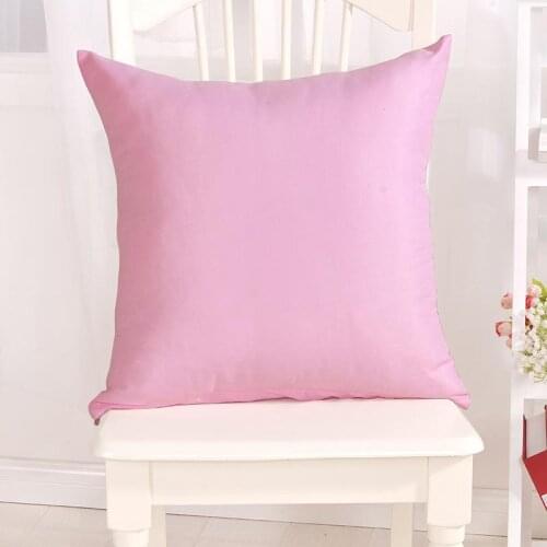 Candy Color Throw Pillow Case Solid Color Decorative Pillowcases Simple Pillow Cover almohada kussensloop ZT245