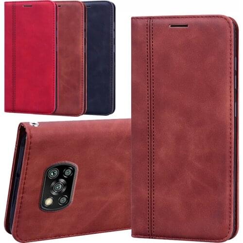 Phone Cover For Xiaomi Poco X3 Pro Case Leather Wallet Flip Capa Book Pocophone Little Poco X3 чехол Funda Protector Shell Coque