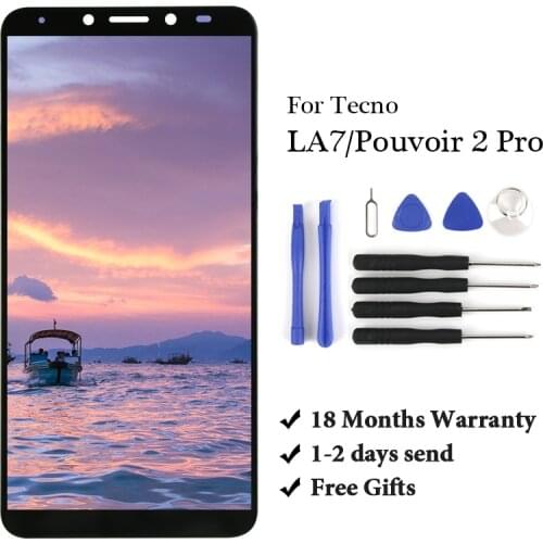 10pcs LCD For TECNO LA7/Tecno Pouvoir 2 Pro LCD Screen Digitizer Replacement Assembly LCD For TECNO LA7/Tecno Pouvoir 2 Pro LCD