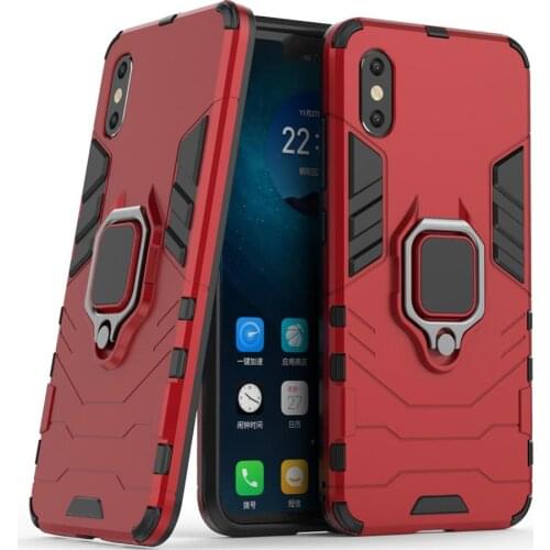 For Xiaomi Mi 8 Case MI8 SE Magnetic Finger Ring Car Holder Armor Cover for Xiaomi Mi 8/ Mi 8 SE/ Mi 8 Explorer Edition Case