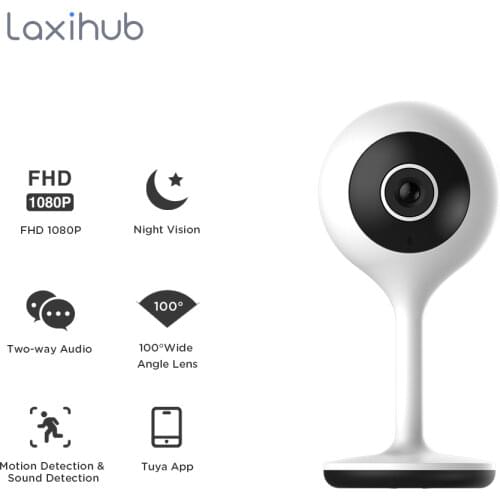 1080P Security Camera Mini WIFI Webcam Indoor for Home/Pet Surveillance Camera Wireless with Monitor & Cloud IP Kamera