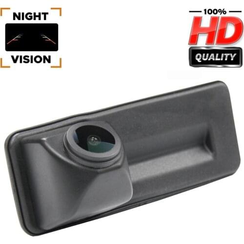 1280x720p Trunk handle Reverse Backup camera for Skoda Audi A1 Roomster Octavia 1Z5 Superb Rapid Combi Yeti Fabia Y6 VW Golf 5 V