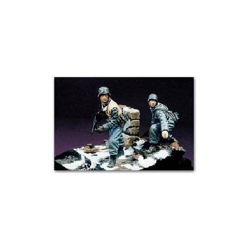 1/35 model kit resin kit soldiers in winter 112