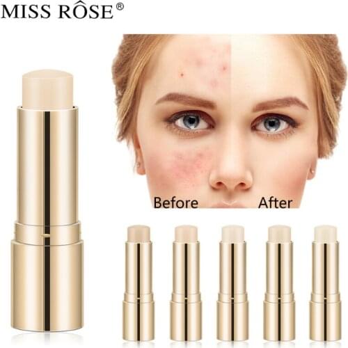 MISS ROSE Monochrome Small Gold Tube Concealer Makeup Face Three-dimensional Face Repair Concealer