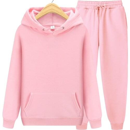 Hot sale mens and womens casual hoodie suit + pants autumn and winter hooded sweatpants fashion sports hoodie suit