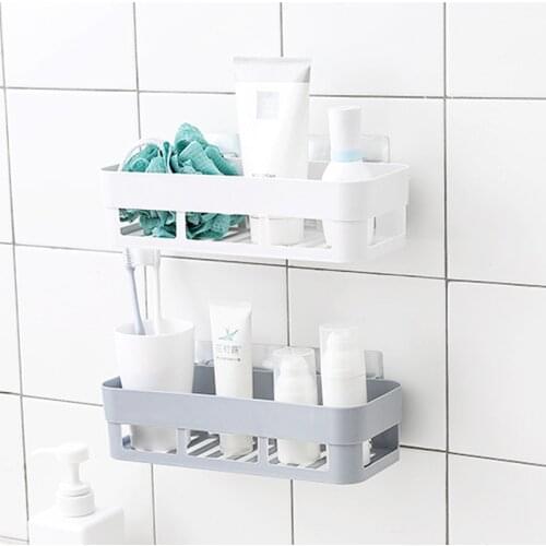 Bathroom Shelf Wall Hanging Bathroom Wall-mounted Storage Racks Toilet Storage Holder Free Punching Racks For Bathroom