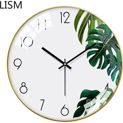 Diamond Painting Clocks Wall Clock Nordic Watch Wall-Mounted Household Fashion Simple Clock Bedroom Mute Clock Creative