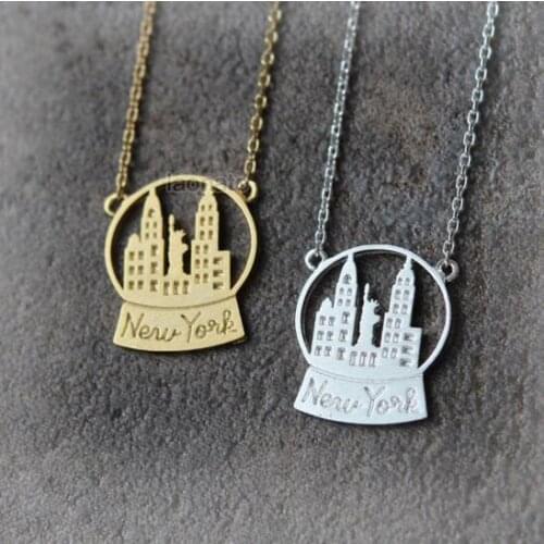 Daisies 10pcs/lot New Arrival Necklaces Gift New York Cityscape Choker Necklace For Women Men Statement Jewelry