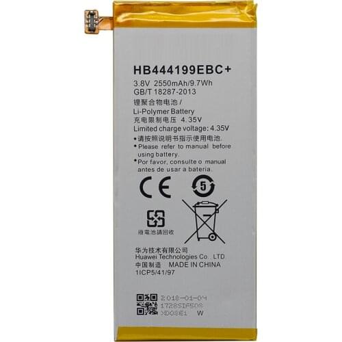 Replacement Phone Battery HB444199EBC+ For Huawei honor 4C C8818 CHM-UL00 CHM-TL00H CHM-CL00 2550mAh