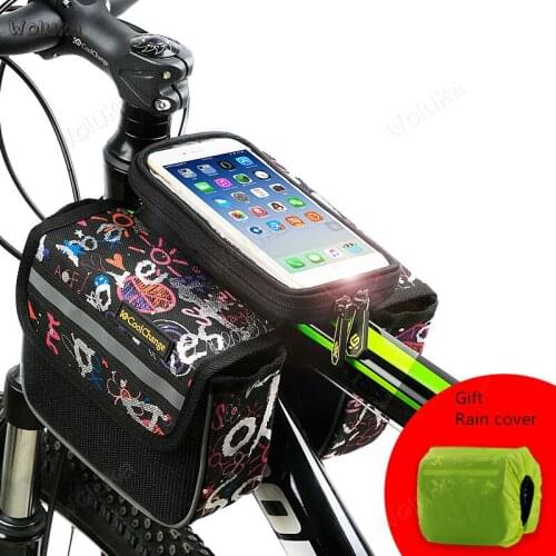 Bike Bag 5L Multifunctional Bicycle Upper tube package Outdoor Trunk Bag Handbag Rear Bike Panniers Mountain ciclismo CD50 Q02