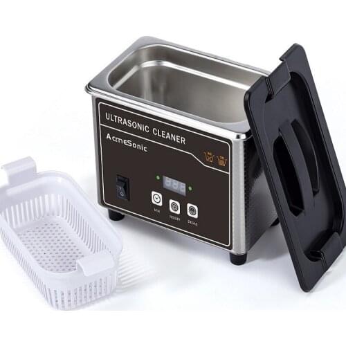 Ultrasonic Cleaner 35w 800ml Ultrasound Cleaning For Denture Watches Glasses Household Digital Stainless Steel Basket 110V 220V