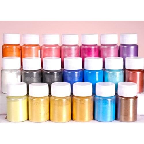 Bargain 4 Pcs/set Mixed Color Resin Jewelry DIY Making Craft Glowing Powder Luminous Pigment Set Crystal Epoxy Material