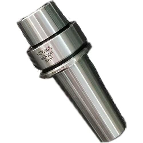 High speed Precision HSK40E SDC08 80L collet chuck toolholder handle for CNC lathe mill Balance G2.5 25,000rpm