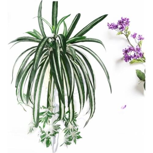 1Pc Chlorophytum Comosum Faux Greenery Home Hotel Decor Artificial Spider Plant Artificial Decorations