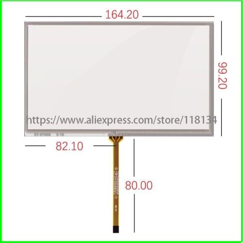 10pcs 7inch 4wire ST-07006 165mm*100mm 164mm*99mm touch for AT070TN92 90 AT070TN94 HSD070IDW1-D00E11 digitizer touch panel