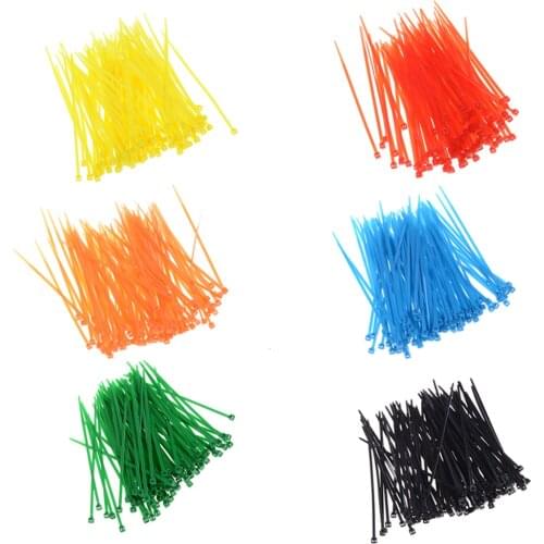 100pcs Nylon Plastic Cable Wire 3x100mm Network Organiser Zip Tie Cord Strap 3 X 100 MM