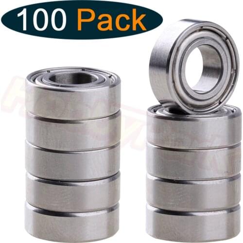 100pcs Ball Bearings 6x12x4mm For Traxxas HPI Associated Tamiya Kyosho Axial Redcat RC Car Spare Parts Vehicles Replacement