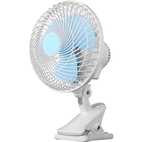 220V 20W 2 gears Head shaking mini clip fan student use