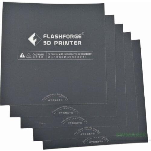 5pcs Flashforge Adventurer 3 3D Printer Dark grey Heated Bed Tape Print Sticker Build Plate Tape