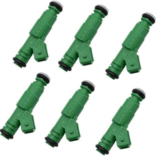 6PCS/LOT High flow 440CC 0280155968 Fuel Injectors For Audi A4 S4 TT 1.8L 1.8T For 2.3 or 2.3T Engine For Volvo