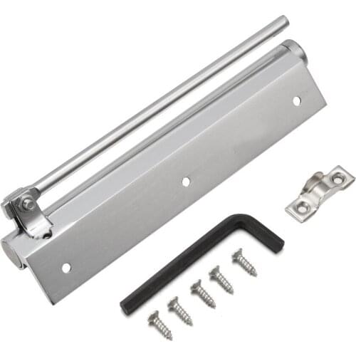 Aluminum alloy Adjustable Surface Mounted Auto Closing Door Closer Fire Rated Door Hardware Durable Quality LS-32