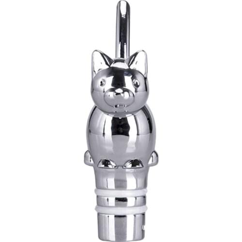 Cat Bottle Stopper Decorative Champagne Wine Preserver Sealer Saver for Bar Party Home wine stoppers