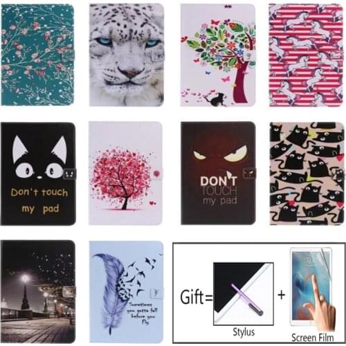 Tab S2 8.0 inch Case Cat Tree Pattern Cover For Samsung Galaxy Tab S2 8.0 T710 T715 T713 T719 Case Funda Tablet PU Leather Shell