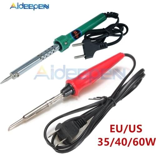 220V 35W 40W 60W Electric Soldering Iron Mini Electric Solder Iron Rework Station Handle Heat Pencil Welding Repair Tools EU/US