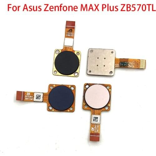 Home Button FingerPrint Touch ID Sensor Flex Cable Ribbon Replacement Parts For Asus Zenfone Max Plus M1 ZB570TL X018DC