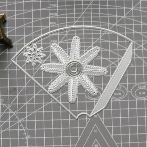 Reel Windmill Flower Frame Metal Steel Cutting Dies Stencils for Making Scrapbooking DIY Album Paper Cards Embossing Dies