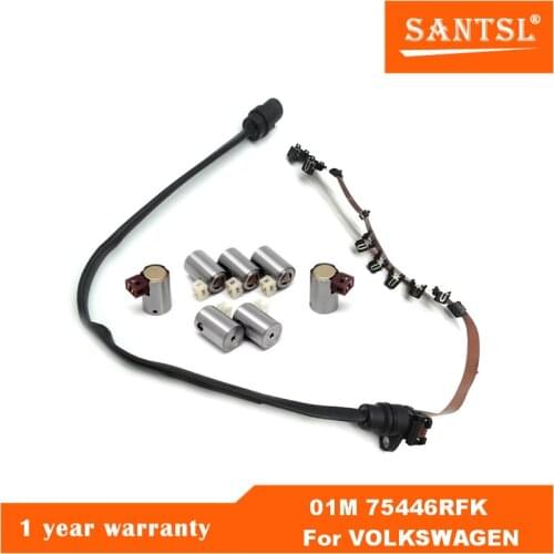 01M 01N 01P FOR Volkswagen Golf Transmission Valve Body Shift Solenoid Set Harness 75446RFK