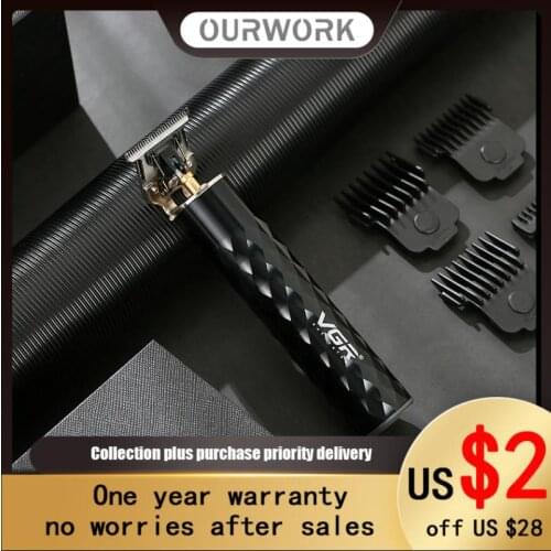 Mens Full Metal Engraving Retro Electric Hair Clipper 0 Blade Hairdresser Professional Style And Efficient Battery Life