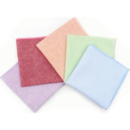 Brand New Lovely Pocket Square Solid Colorful Men‘s Casual Handkerch 100% Cotton For Party Wedding Accessories Gift