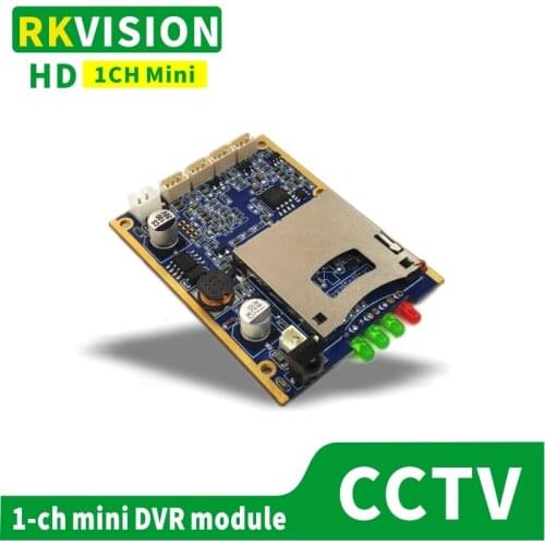 1CH HD recorder board SD card storage module Support CVBS recording CCTV PCB board DVR monitor recorder board