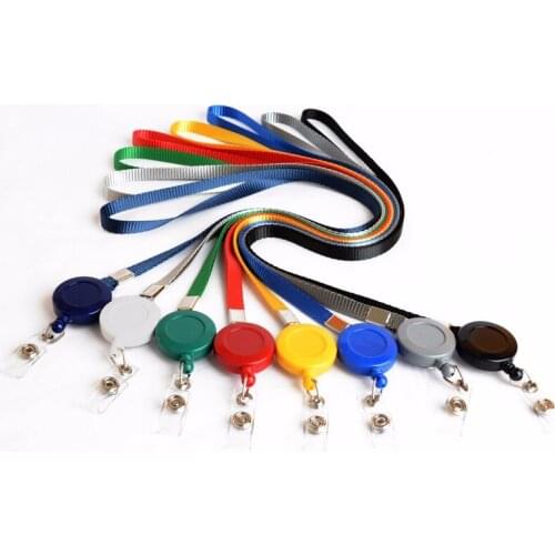 Easy to pull buckle documents lanyard retractable buckle strap sling buckle easy to pull a work permit card sets badges