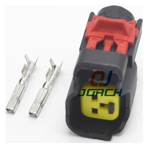 Free shipping 10sets 2pin auto Nozzle Methanol Modification electrical plug Ford Focus Mondeo Speaker wire connector