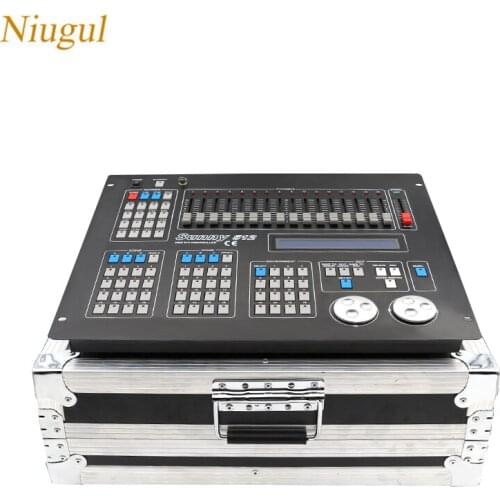 With Flight Case Sunny 512 DMX Console /Moving Head Par Stage Lights DMX Controller /DJ Stage Effect Lighting Control Equipments