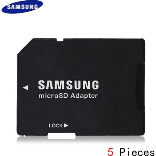 Samsung Microsd Mini TF Card Adapter Micro SD to SD Memory Micro sd Card Reader Converter New Hot Sale 5Pcs/lot