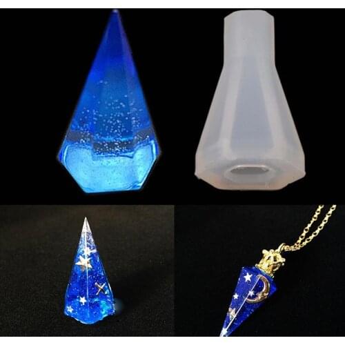 Water Drop Shape Silicone Mold For Resin Forms Crystal Diamond Bracelet Pendant Jewelry Doming Mould