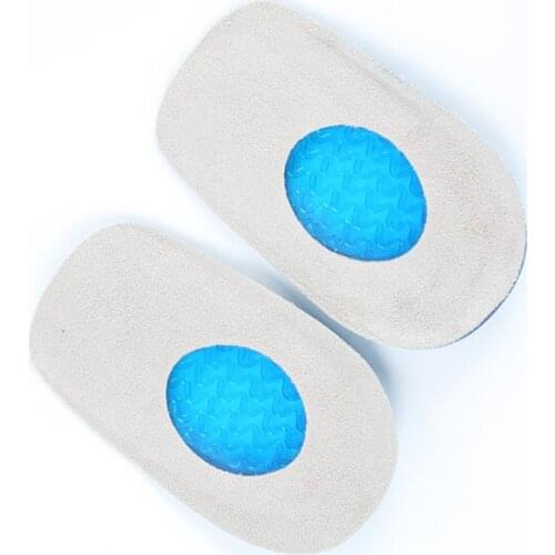 Silicone Gel feet Cushion Foot Heel Elastic Care Half Insole Shoe Pad With Cloth Anti-fatigue
