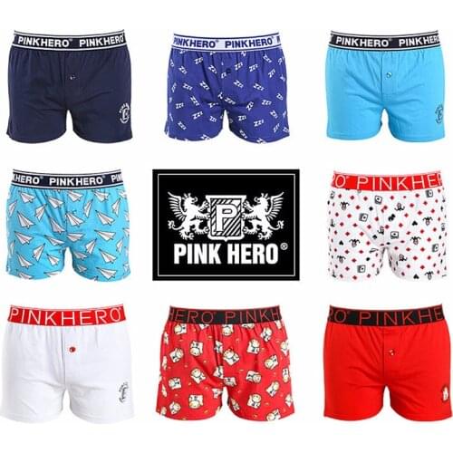 PINKHERO Mens Underwear Boxers Breathable Male Panties Underpants Comfortable Cotton Man Arrow Pants Boxershorts Boxer Shorts