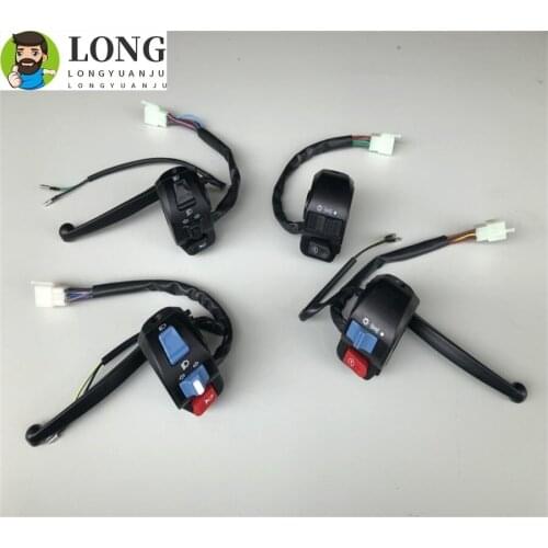 1 Pair Motorcycle Left and Right Handlebar Control Switch Horn Turn Signal Headlight/speaker/start button For GY6 50 125cc 150cc