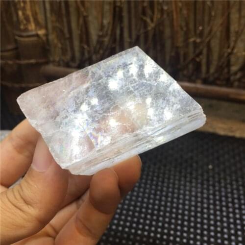 1pcs amazing stone 100% natural stones and minerals white calcite healing crystals Iceland spar raw gem for home decoration
