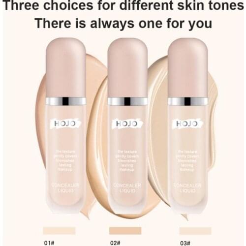 3 Color Face Liquid Foundation Concealer Cream Waterproof Sweatproof Foundation Base Cream Face Care Long-lasting Cosmetic TSLM2