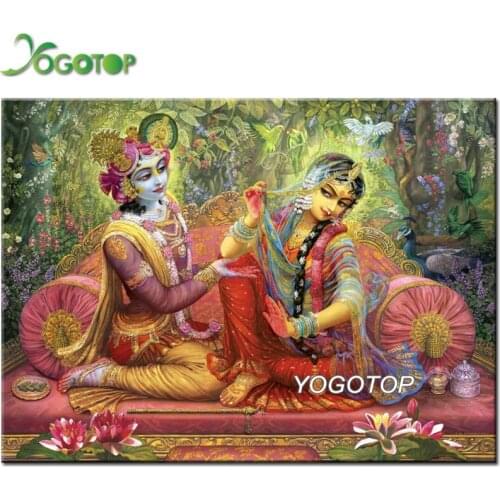 DIY Diamond Painting Cross Stitch God of Hindu Rhinestones Crystal 5D Diamond Embroidery Full Diamond Mosaic Decorative YY2470
