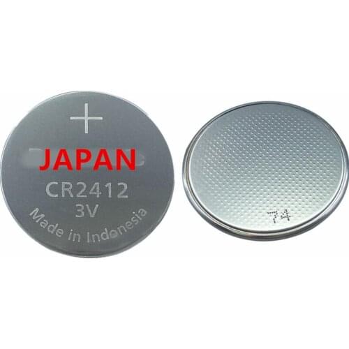 20pcs/lot New Original Battery CR2412 Button Cell Coin Swatch Watch Key Fobs Batteries For LEXUS Car Controlle